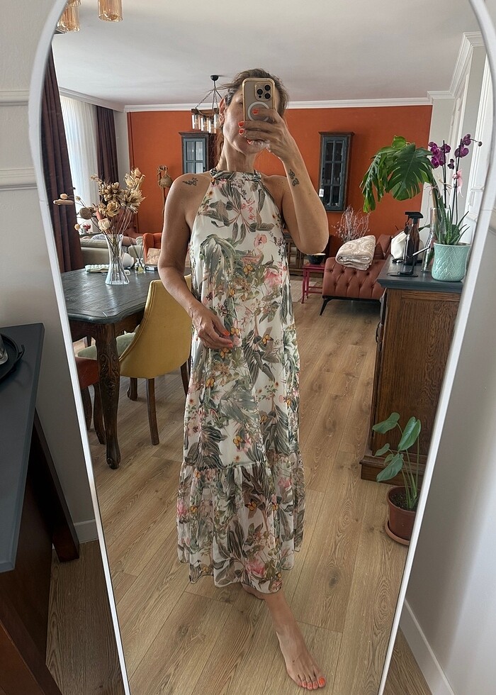 Milla uzun elbise - Görsel 2