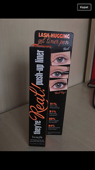 Benefit They're real Push-up liner jel eyeliner