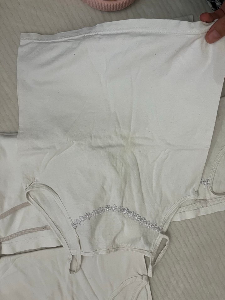 Beyaz Kız Çocuk Atlet 5'li Paket - Görsel 2