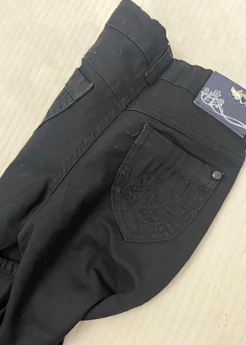 Diğer Erkek Siyah Kemerli Regular Fit Kot Pantolon