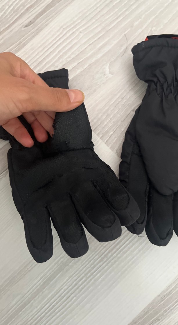 Erkek Çocuk Siyah Biker Eldiven - Görsel 3