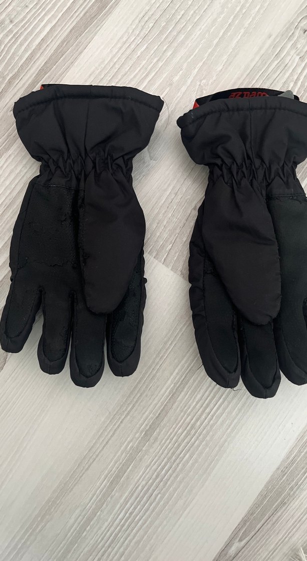 Erkek Çocuk Siyah Biker Eldiven - Görsel 2