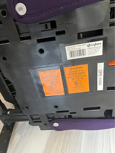 15-36 kg Beden mor Renk Cybex oto koltugu