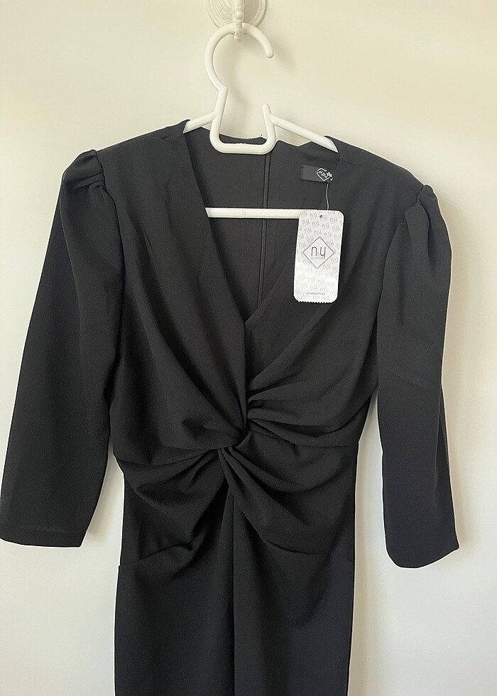 Siyah elbise - Görsel 4