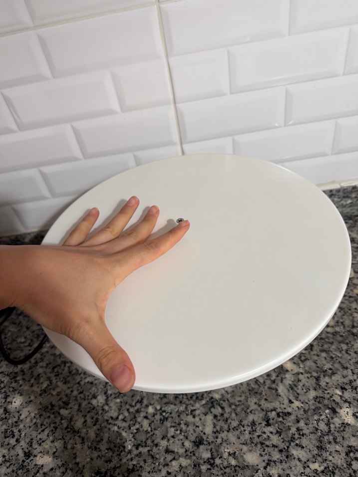 Beyaz Modern Klasik Kek Standı - Görsel 3