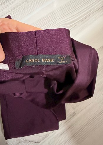 Bordo Kadın Sporcu Taytı - Görsel 2