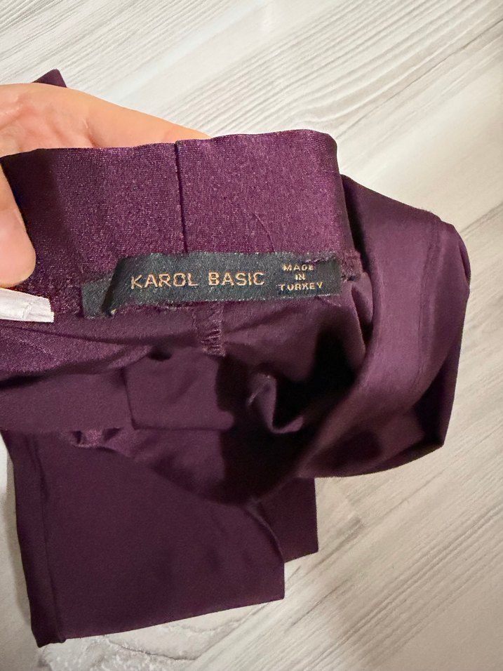 Bordo Kadın Sporcu Taytı - Görsel 2