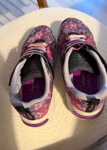 Kız Çocuk Mor Renkli Bağcıklı Spor Ayakkabı - Görsel 5