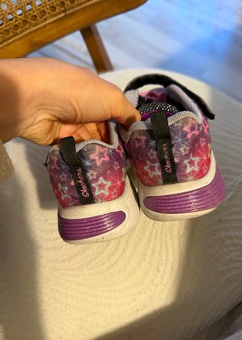 Kız Çocuk Mor Renkli Bağcıklı Spor Ayakkabı - Görsel 3