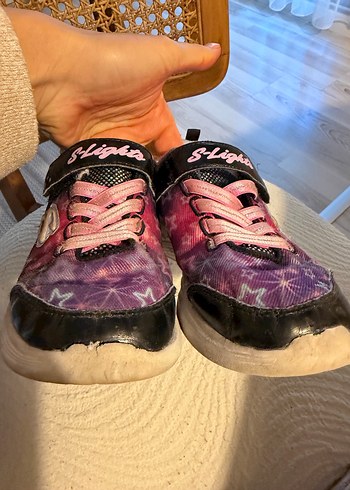 Kız Çocuk Mor Renkli Bağcıklı Spor Ayakkabı - Görsel 6