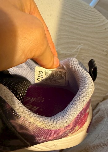 Kız Çocuk Mor Renkli Bağcıklı Spor Ayakkabı - Görsel 4