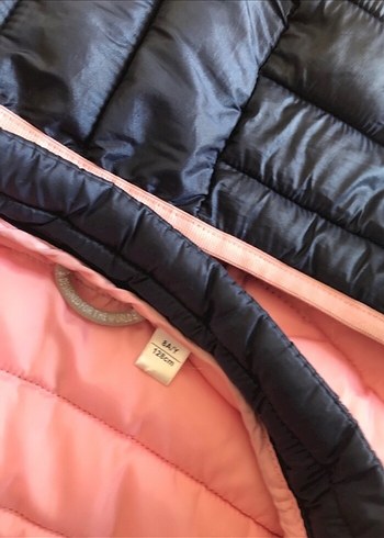 Zara Kız Çocuk Kapüşonlu Fermuarlı Koyu Renk Mont