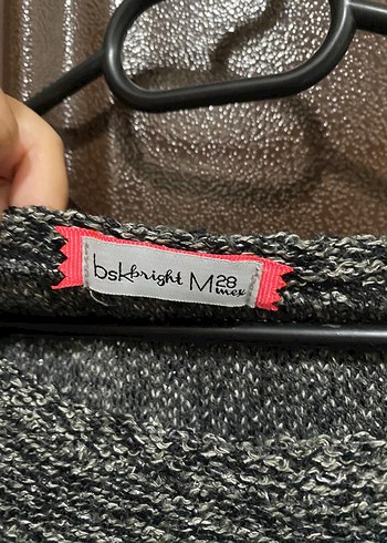 Gri Örgü Kadın Uzun Kollu Kazak - Görsel 2