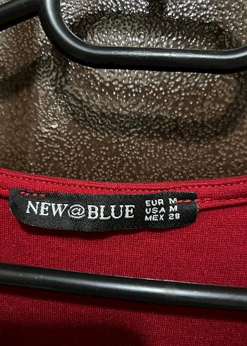 Zincir Detaylı Kırmızı V Yaka Midi Elbise - Görsel 2