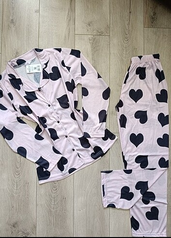 Diğer Kadın Düğmeli Pijama Takımı