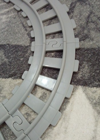 Fisher Price Gri Lego Tren Rayları Seti