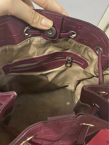 Pierre Cardin Kadın bordo çanta
