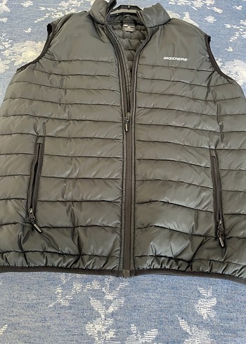 Gri Fermuarlı Erkek Şişme Yelek - Görsel 2