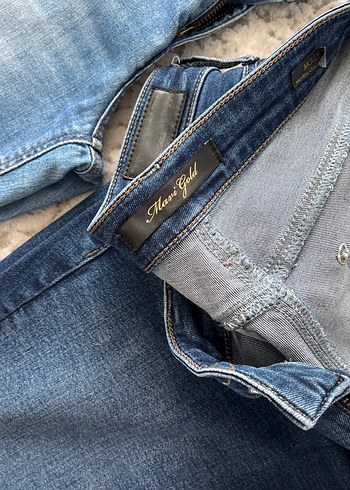 Günlük Kullanım için Rahat Kesim Mavi Kadın Kot Pantolon - Görsel 2