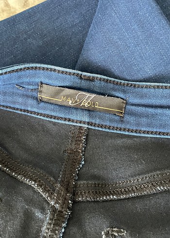 Günlük Kullanım için Rahat Kesim Mavi Kadın Kot Pantolon - Görsel 4