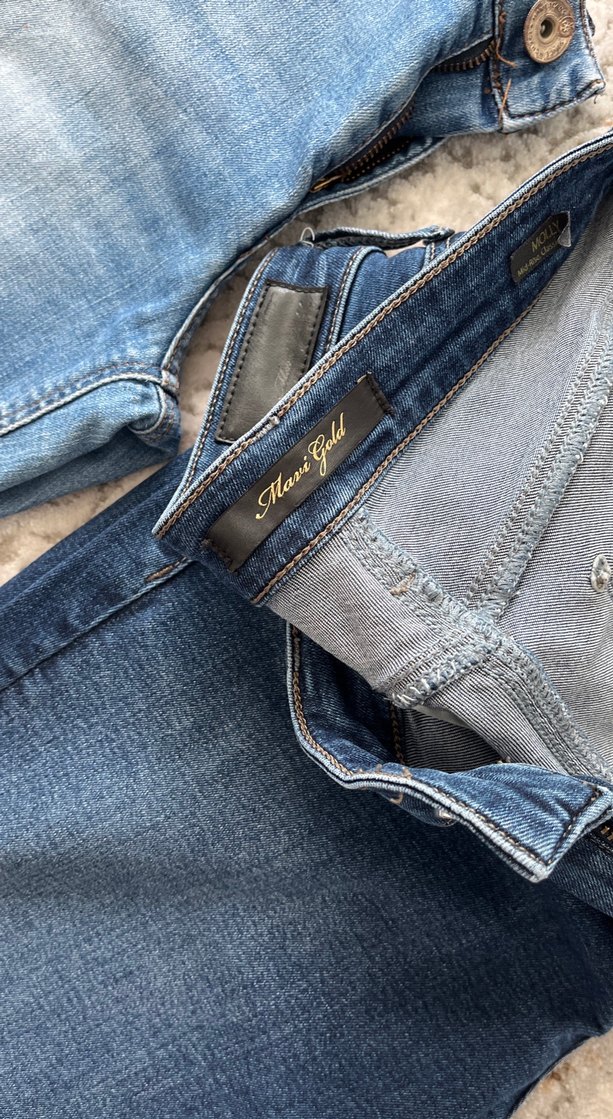 Günlük Kullanım için Rahat Kesim Mavi Kadın Kot Pantolon - Görsel 2