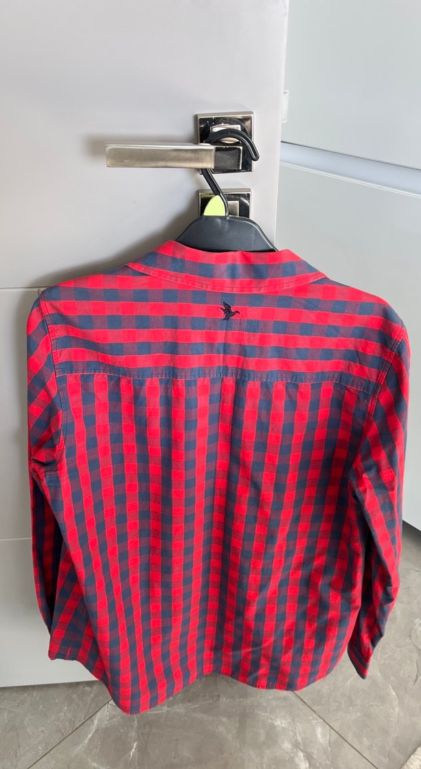 Kırmızı Ekose Desenli Uzun Kollu Gömlek - Görsel 2