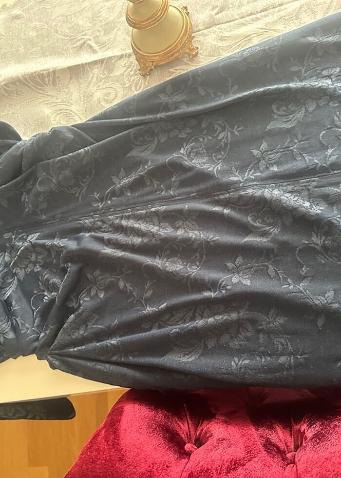 Çok şık zara elbisesi yandan yırtmaçlı - Görsel 2