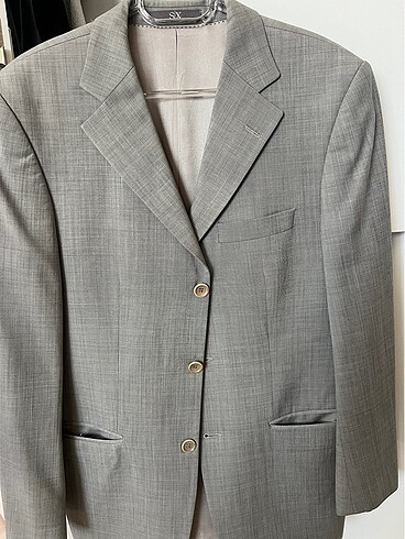 Slim fit gri ceket