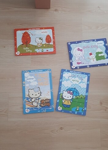 Hello Kitty 4 lü Puzzle Yapboz Mevsimler