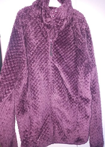 Kız Çocuk Gri Fermuarlı Kapüşonlu Sweatshirt - Görsel 4