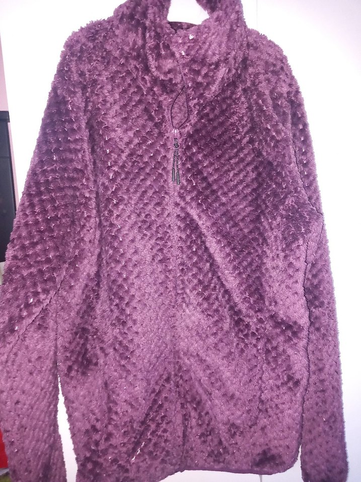 Kız Çocuk Gri Fermuarlı Kapüşonlu Sweatshirt - Görsel 4