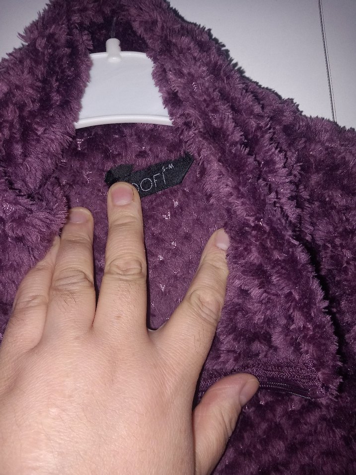 Kız Çocuk Gri Fermuarlı Kapüşonlu Sweatshirt - Görsel 5