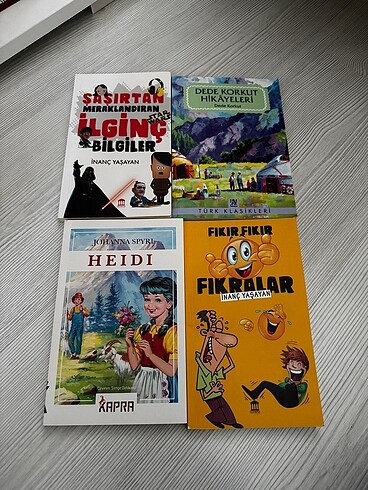 4 adet çocuk kitabı