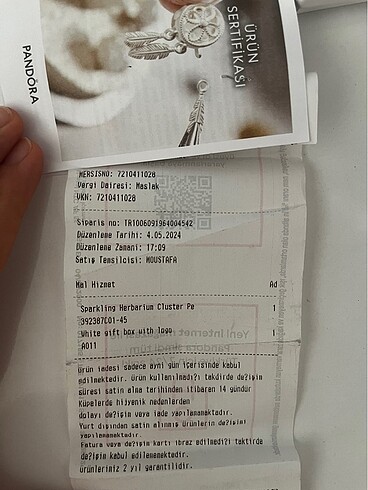  Beden Pandora kolye