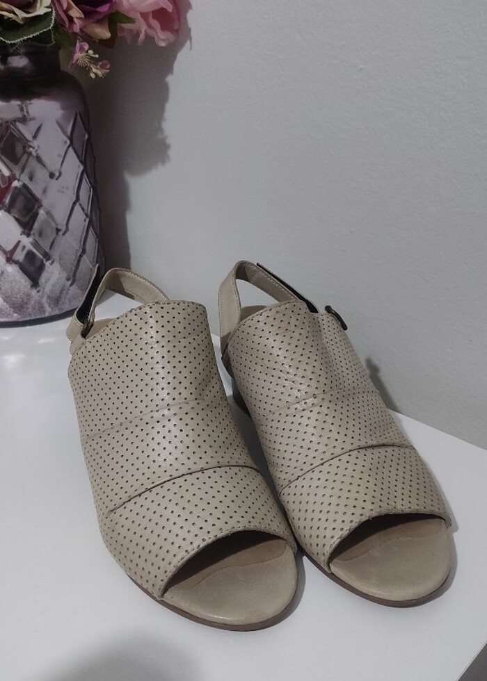 Mantar topuk yazlık ayakkabı - Görsel 2