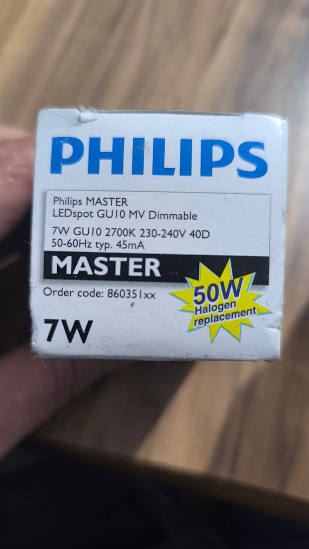 Philips MASTER 7W LED Spot Ampul GU10 - Görsel 2