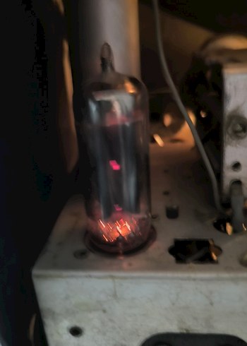 Philips Antika Tüplü Transistörlü Radyo - Görsel 7