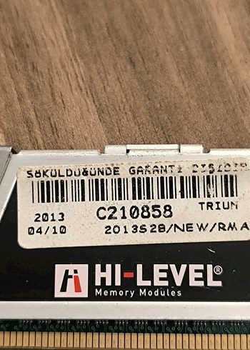 Hi-Level 4GB 1600MHZ DDR3 RAM - Görsel 4