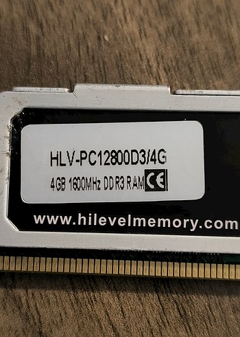 Hi-Level 4GB 1600MHZ DDR3 RAM - Görsel 3