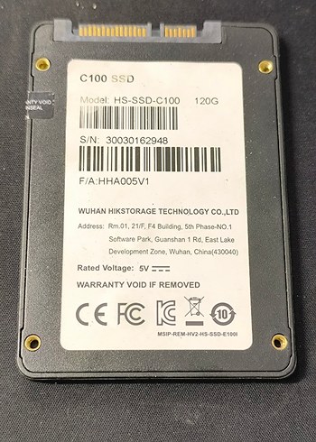 Hikvision 120GB 2.5" SATA SSD - Görsel 2