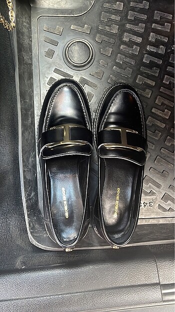 Deri loafer