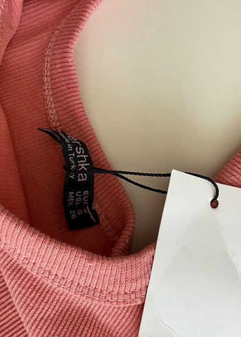 Kadın Bordo Kolsuz Crop Top Bershka - Görsel 2