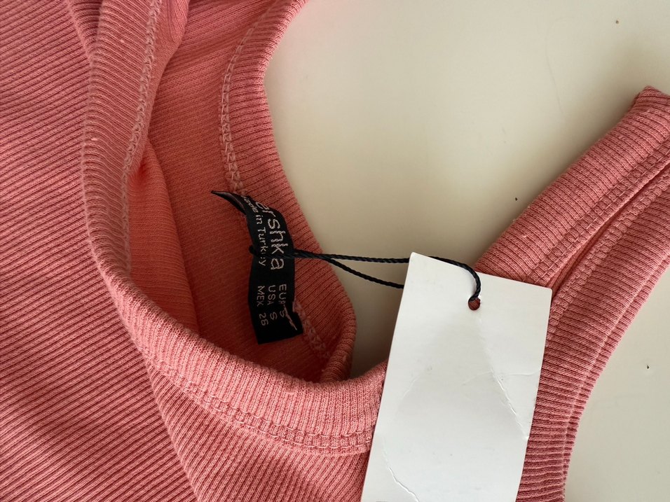 Kadın Bordo Kolsuz Crop Top Bershka - Görsel 2