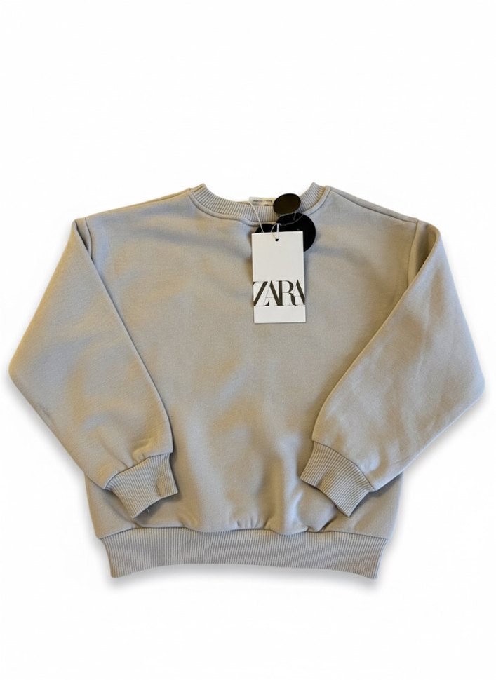 Kız Çocuk Gri Baskılı Sweatshirt - Görsel 2
