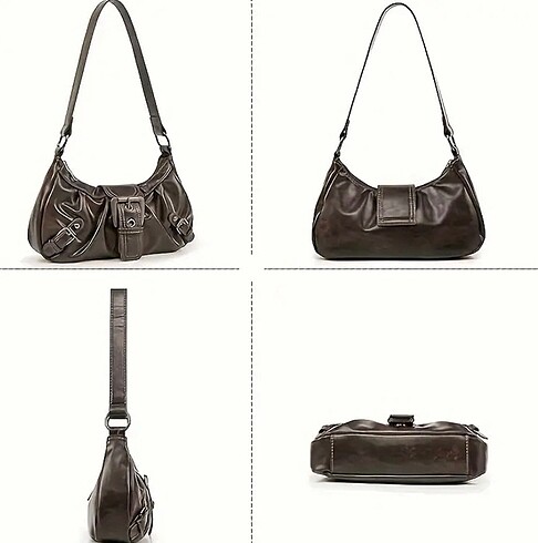  Beden Tokalı stradivarius muadili çanta acı kahve