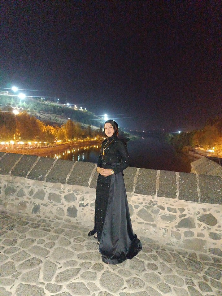 siyah Uzun Kollu şık abiye - Görsel 3