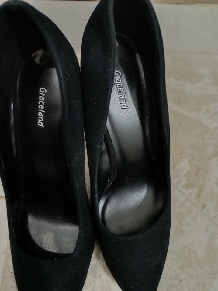 Siyah Minimalist Stiletto Topuklu - Görsel 4