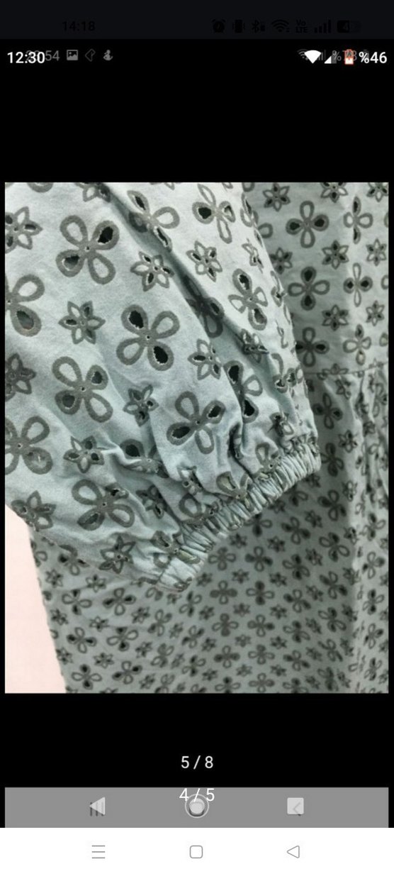 Turkuaz Uzun Bohem Fırfırlı Elbise - Görsel 3