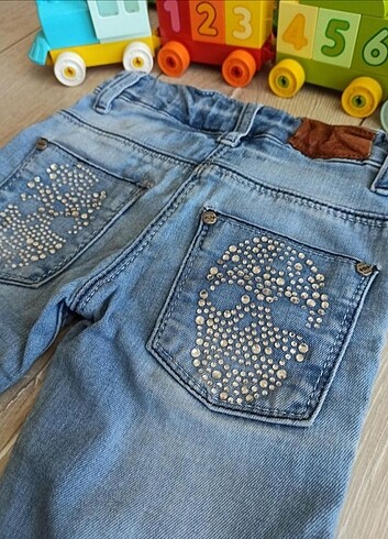 4 Yaş Beden mavi Renk Philip Plein Jean Çocuk Pantolon