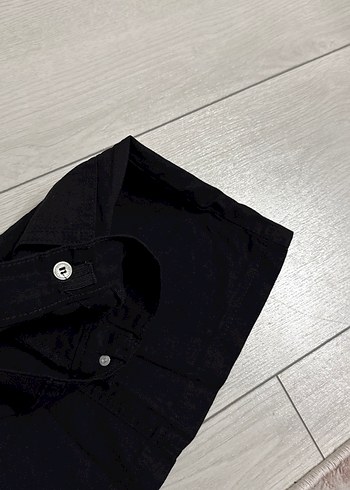 Düğmeli Siyah Mini Etek kız çocuk - Görsel 3